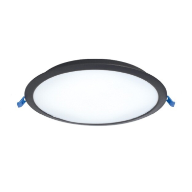 201000104 DOWNLIGHT EMPOTRABLE LED REDONDO BELUR 18W 4000K NEGRO GSC