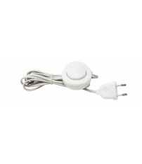 H038056 3m CONEXION CON INTERRUPTOR DE PIE BLANCA KOALA
