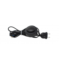 H038057 3m CONEXION CON INTERRUPTOR DE PIE NEGRA