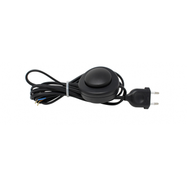 H038057 3m CONEXION CON INTERRUPTOR DE PIE NEGRA