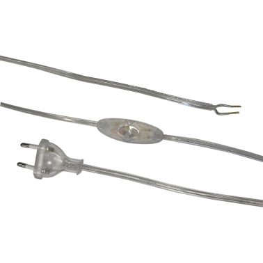 H038055 1,5m CONEXION CON INTERRUPTOR TRANSPAREN