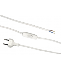 46023 1,5m CONEXION CON INTERRUPTOR BLANCO ALG