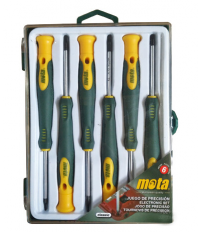 DJMV JUEGO 6 DESTORNILLADORES PRECISION PLANOS/PH MOTA