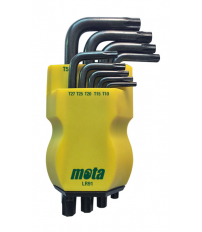 LR91 JUEGO LLAVES TORX CORTAS 9 PIEZAS MOTA