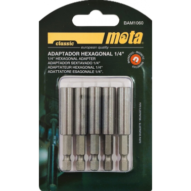 BAM1060 ADAPTADOR HEXAGONAL MAGNETICO HEMBRA 60mm MOTA