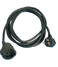 0100046 PROLONGACIÓN 3M 3x1,5MM NEGRA