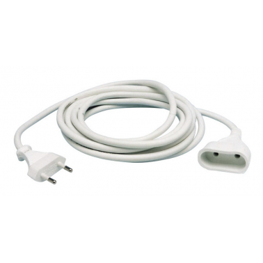 0902044-E 4m PROLONGACION MANGUERA BLANCA 2x1mm F-BRIGHT
