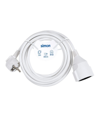 PL167305 3m PROLONGACION MANGUERA 3x1,5mm BLANCA SIMON BRICO