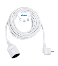 PL165103 5m PROLONGACION MANGUERA 3x1,5mm BLANCA SIMON BRICO