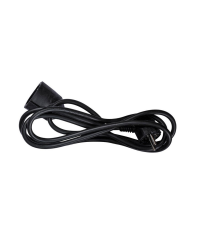 PL166216 2m PROLONGACION MANGUERA 3x1,5mm NEGRA SIMON BRICO