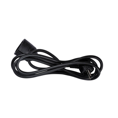 PL166216 2m PROLONGACION MANGUERA 3x1,5mm NEGRA SIMON BRICO