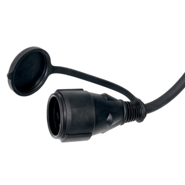 PL122501 20m PROLONGACION MANGUERA 3x2,5mm CON TAPA NEGRA IP44 SIMON BRICO