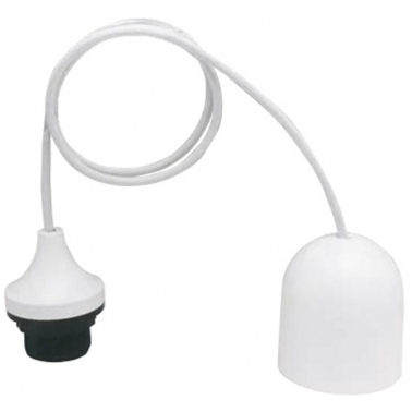 1301018 ENFILAJE PORTALAMPARAS + CABLE + FLORON BLANCO F-BRIGHT