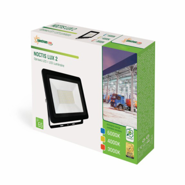 SLI029073CW_PW PROYECTOR LED NEGRO 50W 6000K IP65 SPECTRUM