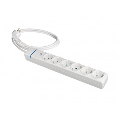 8016PIL BASE MULTIPLE 6T C/CABLE C/INTER 1,5mts ION SOLERA