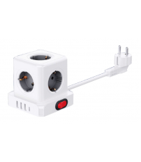 1002910 BASE MODULAR 5 TOMAS + 4 USB C/INTERRUPTOR Y CABLE 1,5m F-BRIGHT
