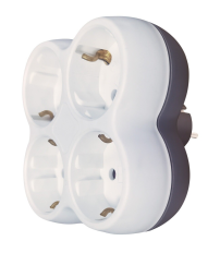 103000021 ADAPTADOR 4 SALIDAS BLANCO GSC