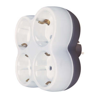 103000021 ADAPTADOR 4 SALIDAS BLANCO GSC