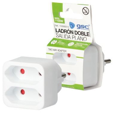 103000013 ADAPTADOR DOBLE SALIDA PLANO GSC
