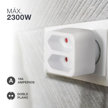 103000013 ADAPTADOR DOBLE SALIDA PLANO GSC