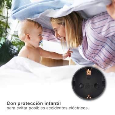 103000025 ADAPTADOR TRIPLE SALIDA NEGRO GSC