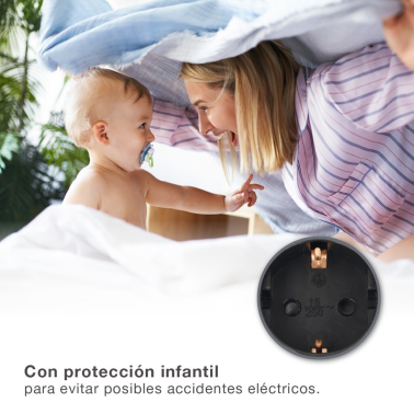 103000029 ADAPTADOR DOBLE SALIDA NEGRO GSC