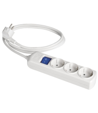 8033IL BASE MULTIPLE 3T 3m CABLE CON INTERRUPTOR SERIE 8000 SOLERA