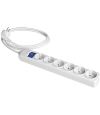 8056IL BASE MULTIPLE 6T 5m CABLE CON INTERRUPTOR SERIE 8000 SOLERA