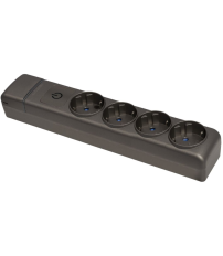 8004PILNG BASE MULTIPLE GRAFITO 4T SIN CABLE CON INTERRUPTOR ION SOLERA