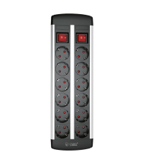 100000013 BASE NEGRA 6+6T 1,4m + 2 INTERRUPTORES GSC