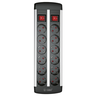 100000013 BASE NEGRA 6+6T 1,4m + 2 INTERRUPTORES GSC