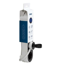 BM712401 BASE 4T C/CABLE 1,4m C/INTER DE PIE + CLAVIJA CON ASA SIMON BRICO