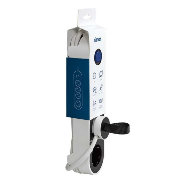 BM712401 BASE 4T C/CABLE 1,4m C/INTER DE PIE + CLAVIJA CON ASA SIMON BRICO