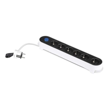 BM712601 BASE 6T C/CABLE 1,4m C/INTER DE PIE + CLAVIJA CON ASA SIMON BRICO