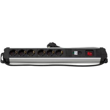 BM539225 BASE ALUMINIO 6T C/CABLE 1,5m C/INTER Y PROTECCION SIMON BRICO