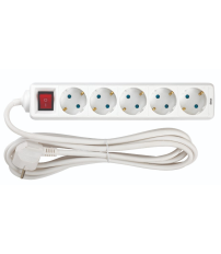 BM712503 BASE 5T C/CABLE 3m C/INTER BLANCA SIMON BRICO