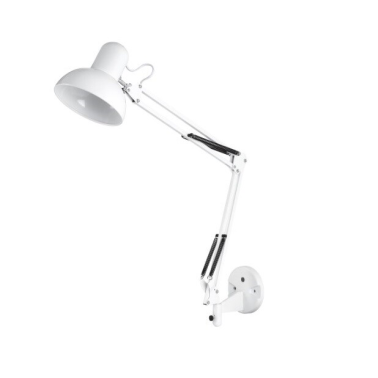 204200055 FLEXO DE PARED BLANCO 1xE27 SAMASSI GSC