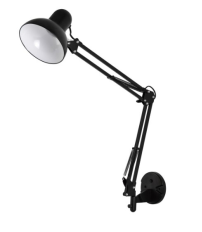 204200054 FLEXO DE PARED NEGRO 1xE27 SAMASSI GSC