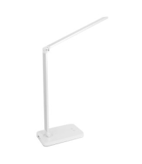 1950024-BL FLEXO SOBREMESA LED 6,5W CCT REGULABLE CON CARGADOR INALAMBRICO BLANCO F-BRIGHT