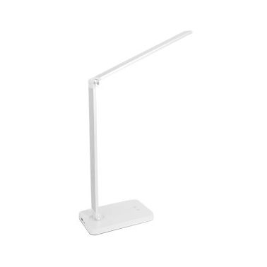 1950024-BL FLEXO SOBREMESA LED 6,5W CCT REGULABLE CON CARGADOR INALAMBRICO BLANCO F-BRIGHT