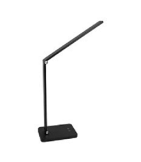 1950024-N FLEXO SOBREMESA LED 6,5W CCT REGULABLE CON CARGADOR INALAMBRICO NEGRO F-BRIGHT