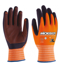GUANTE NYLON NI.FOAM MICRODOT WX666 T07