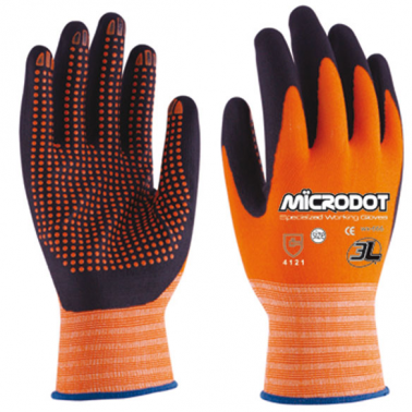 GUANTE NYLON NI.FOAM MICRODOT WX666 T10