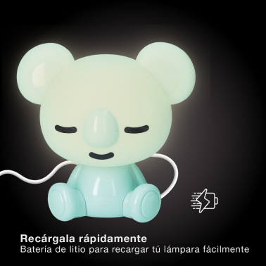 202800018 LUZ DE NOCHE INFANTIL LED KOALA RECARGABLE CON ALTAVOZ 5W RGB GSC