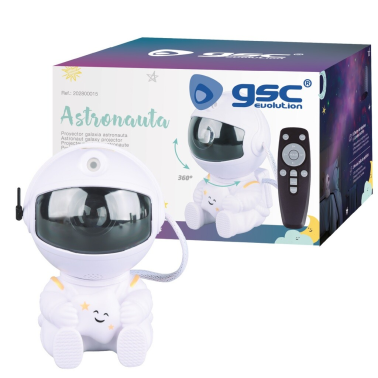 202800015 LUZ DE NOCHE INFANTIL LED ASTRONAUTA PROYECTOR GALAXIA GSC
