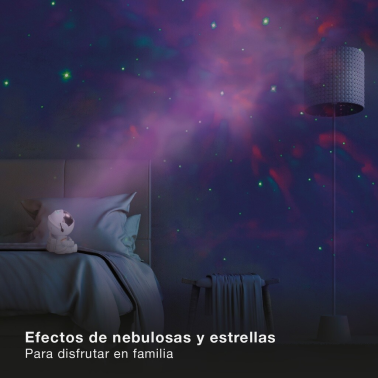 202800015 LUZ DE NOCHE INFANTIL LED ASTRONAUTA PROYECTOR GALAXIA GSC