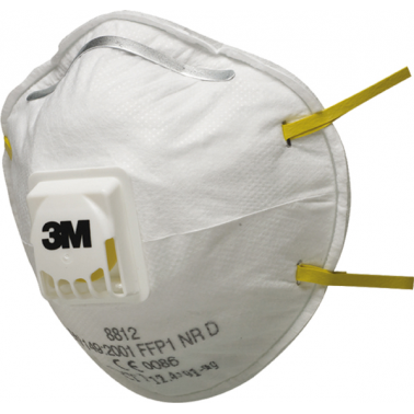 MASCARILLA 8812 FFP1 MOLDEADA C/VALVULA
