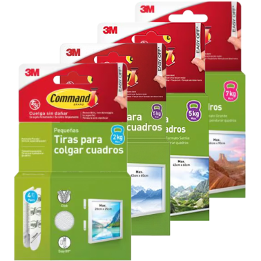 TIRAS CUELGA CUADROS COMMAND