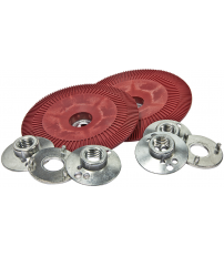 PLATO ESTRIADO ROJO 64860 DESBASTE 115MM