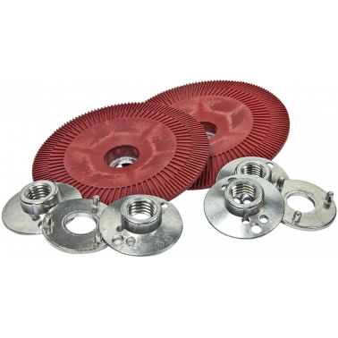 PLATO ESTRIADO ROJO 64860 DESBASTE 115MM